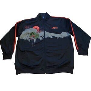 Five Pointz Men Track Jacket 4XL Cherry Blossom Mouth Fuji Hip-Hop Graffiti